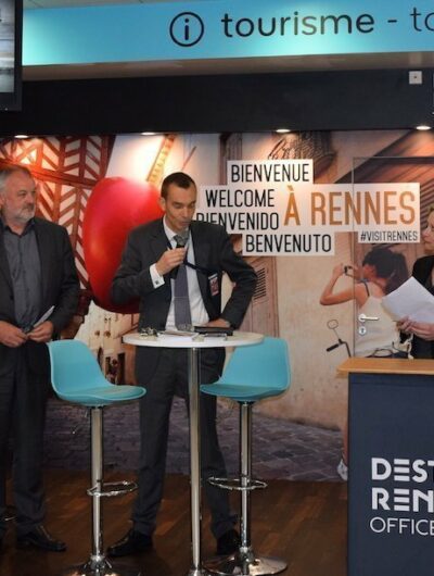 Inauguration de l'accueil Destination Rennes à l'aéroport de Rennes-St Jacques